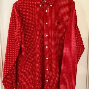 Cinch Western LS Shirt Large